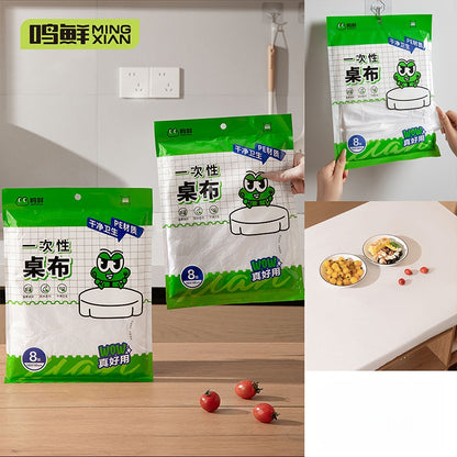 Waterproof Disposable Tablecloth Alas Meja Pakai Buang Kalis Air Tahan Lasak