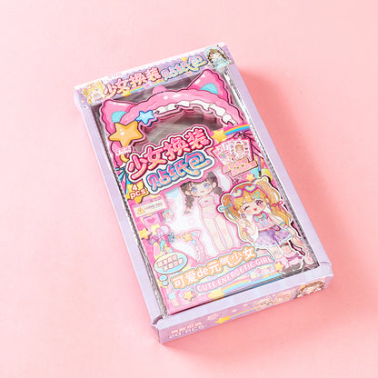 Cute Anime Girl DIY Dress-Up Sticker Pack