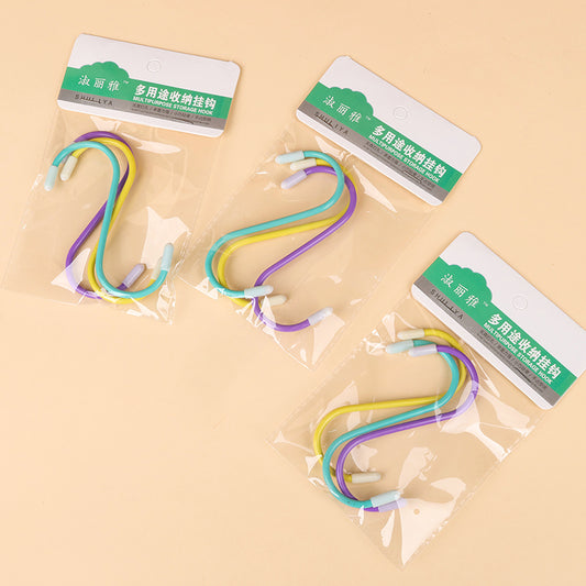Multipurpose Colorful S Hooks Cangkuk S Berwarna Serbaguna Anti Karat
